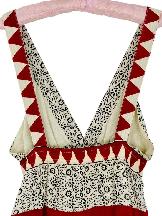 NWOT RARE Jen’s Pirate Booty Paisley Deep V Maxi Dress | Boho Southwestern Indie - Picture 8 of 16